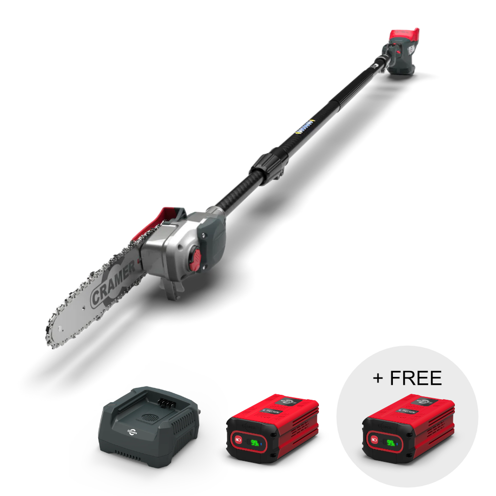 Cramer 82PST39 82V Telescopic Shaft Battery Pole Saw – 3.9 m Reach