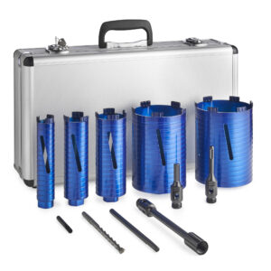 Trojan Platinum Professional Dry Diamond Core Kit Set (11 piece)