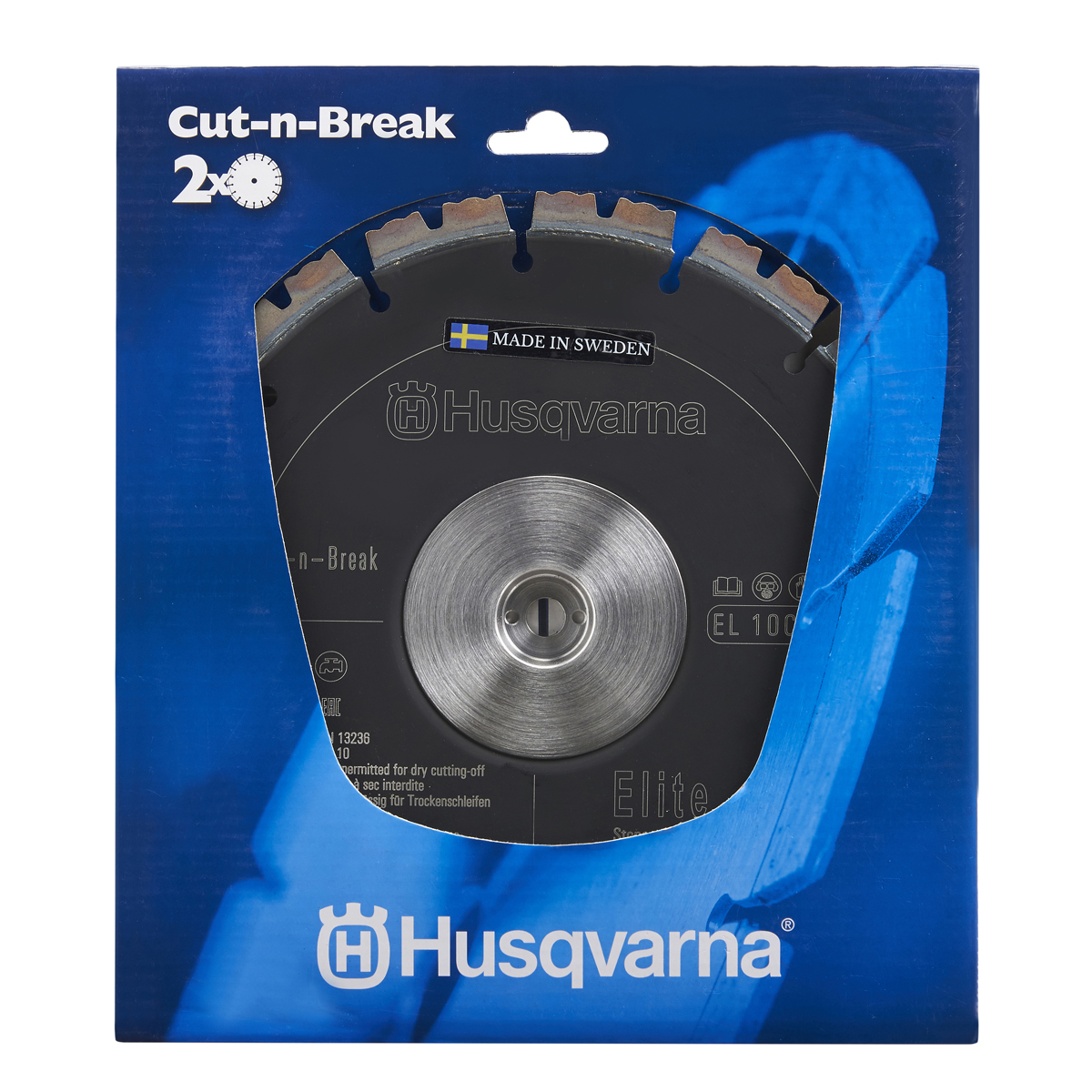 Husqvarna EL10 CNB Cut-n-Break Diamond Blades 2pc