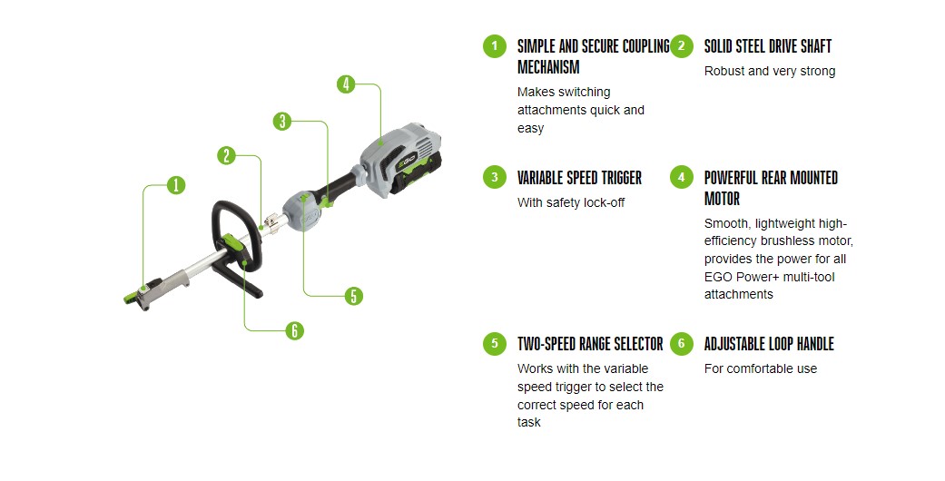 EGO PH1400E Multi-Tool Power Head