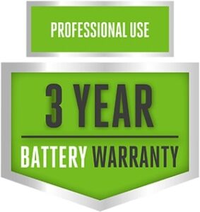 EGO professional battery warranty