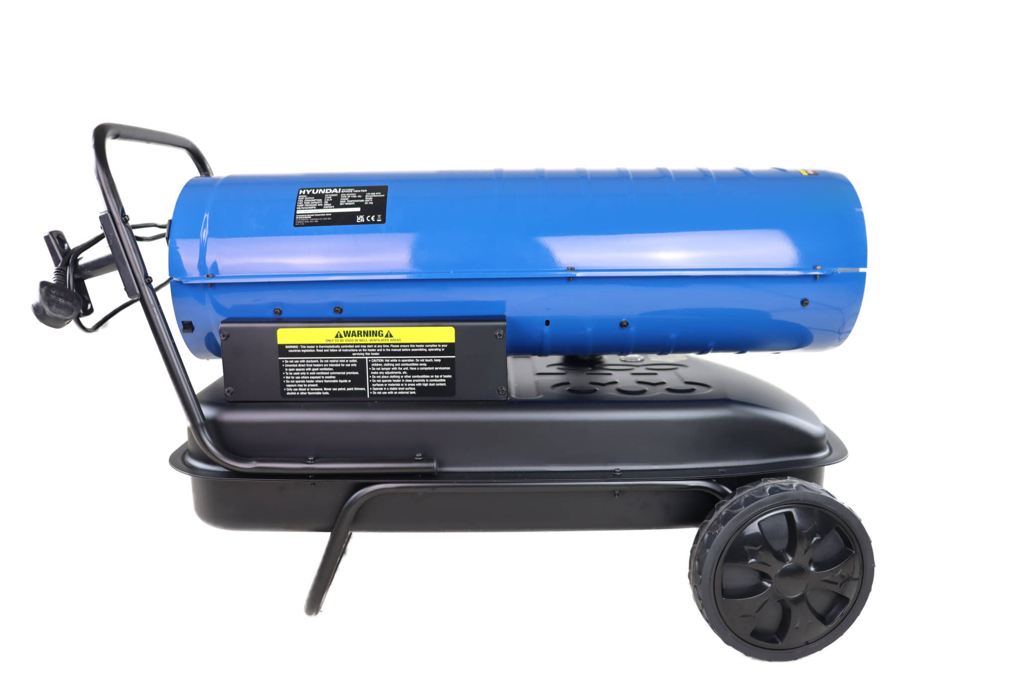 Hyundai HY125DKH 37kW Diesel, Kerosene Space Heater 125,000BTU