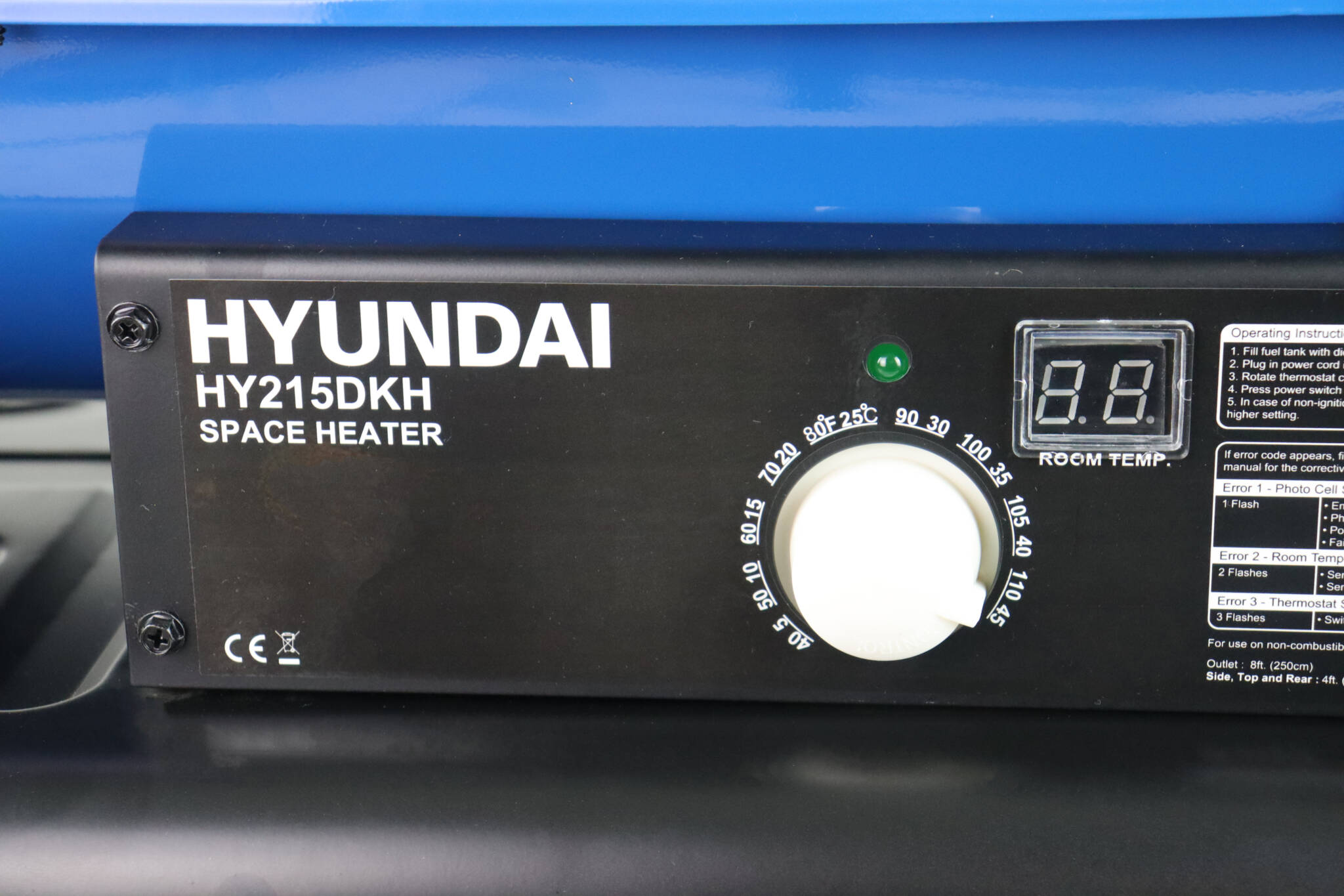 Hyundai HY215DKH 63kW Diesel, Kerosene Space Heater 215,000BTU