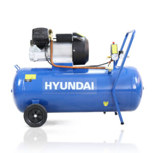 Hyundai HY30100V 100 Litre Air Compressor, 14CFM/116psi, Silenced, V Twin, Direct Drive 3hp