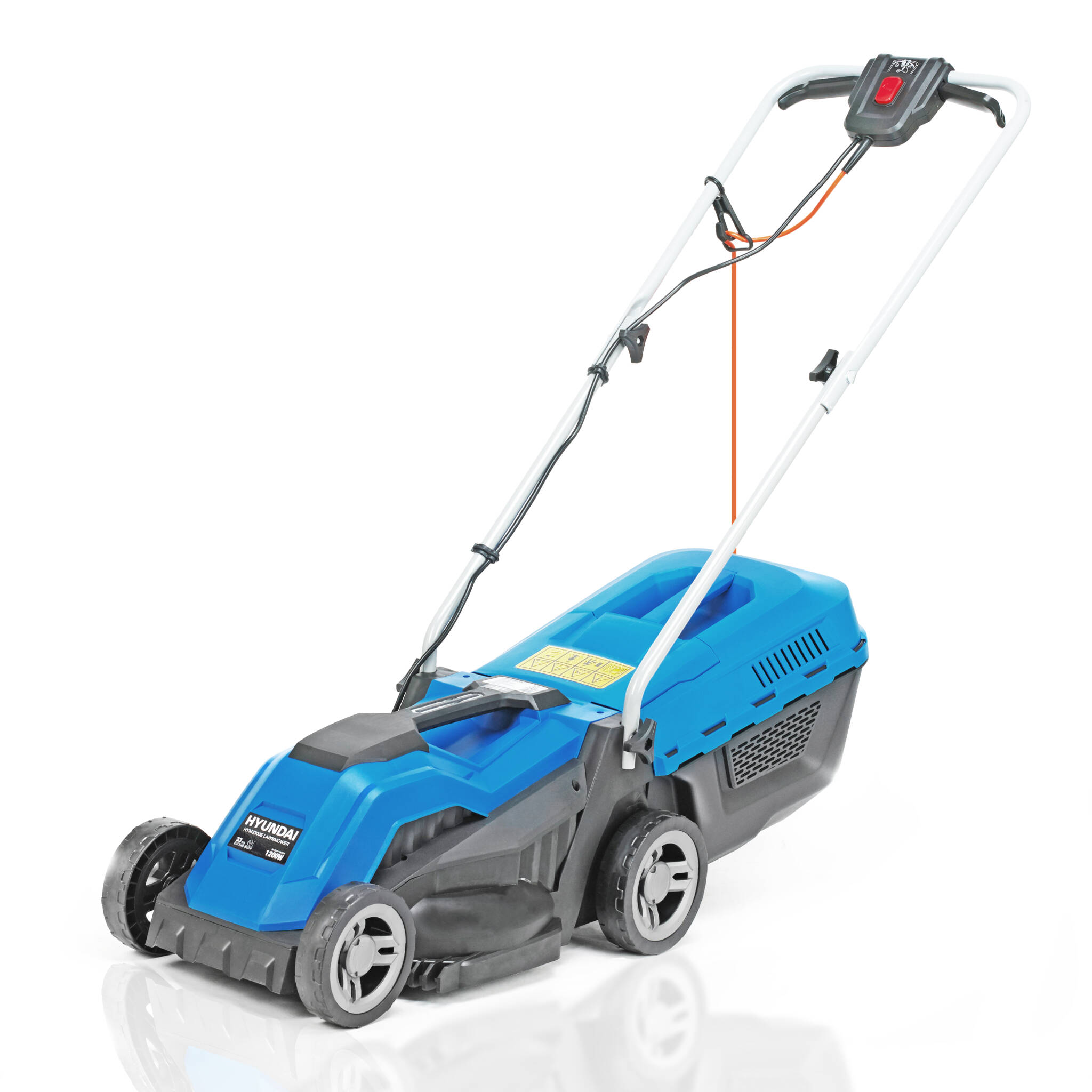 Hyundai HYM3300E 33cm Corded Electric 1200w/230v Roller Mulching Lawnmower