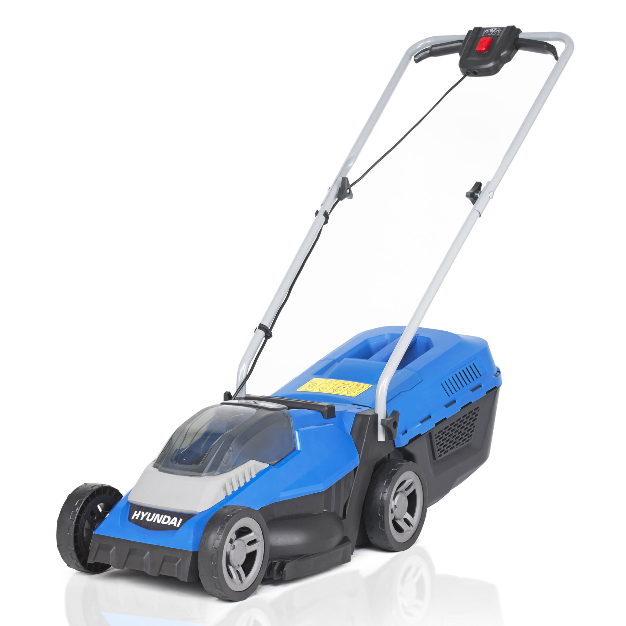 Hyundai HYM40LI330P 40V Lithium-Ion Cordless Battery Powered Roller Lawn Mower 33cm Cutting Width With Battery and Charger