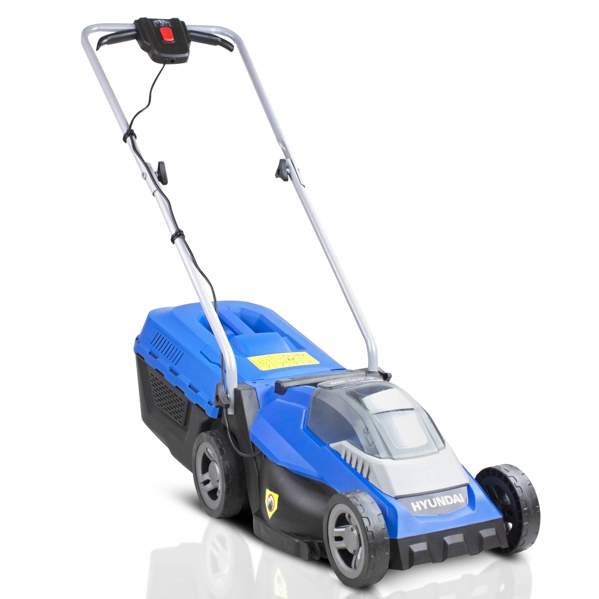 Hyundai HYM40LI330P 40V Lithium-Ion Cordless Battery Powered Roller Lawn Mower 33cm Cutting Width With Battery and Charger