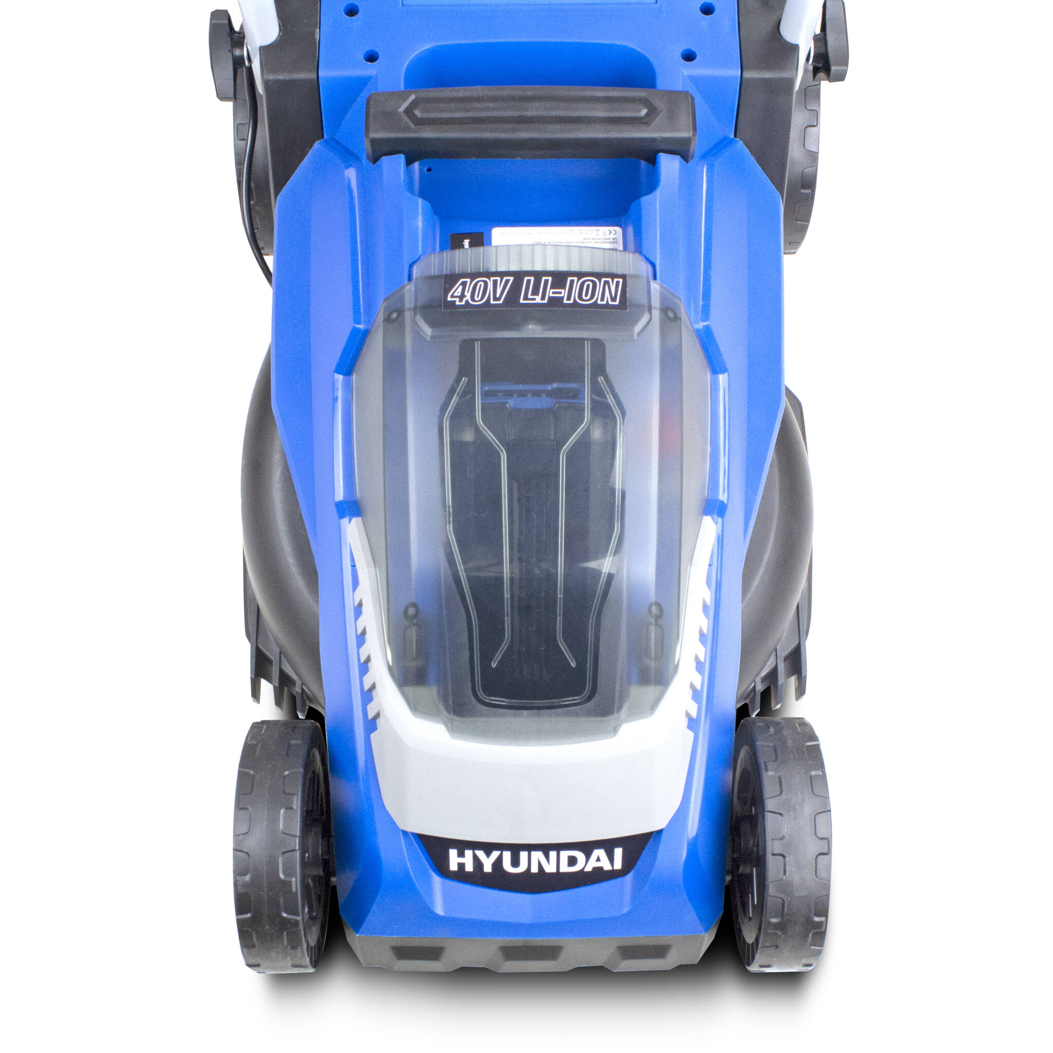 Hyundai HYM40LI330P 40V Lithium-Ion Cordless Battery Powered Roller Lawn Mower 33cm Cutting Width With Battery and Charger