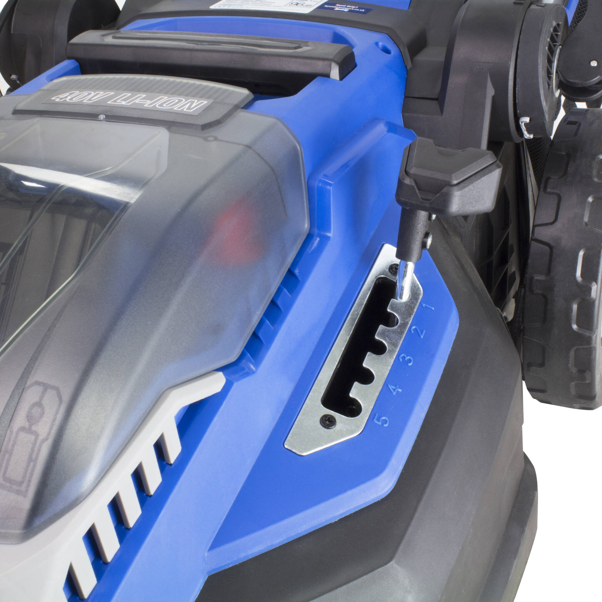 Hyundai HYM40LI380P 38cm Cordless 40v Lithium-Ion Battery Roller Lawnmower with Battery and Charger