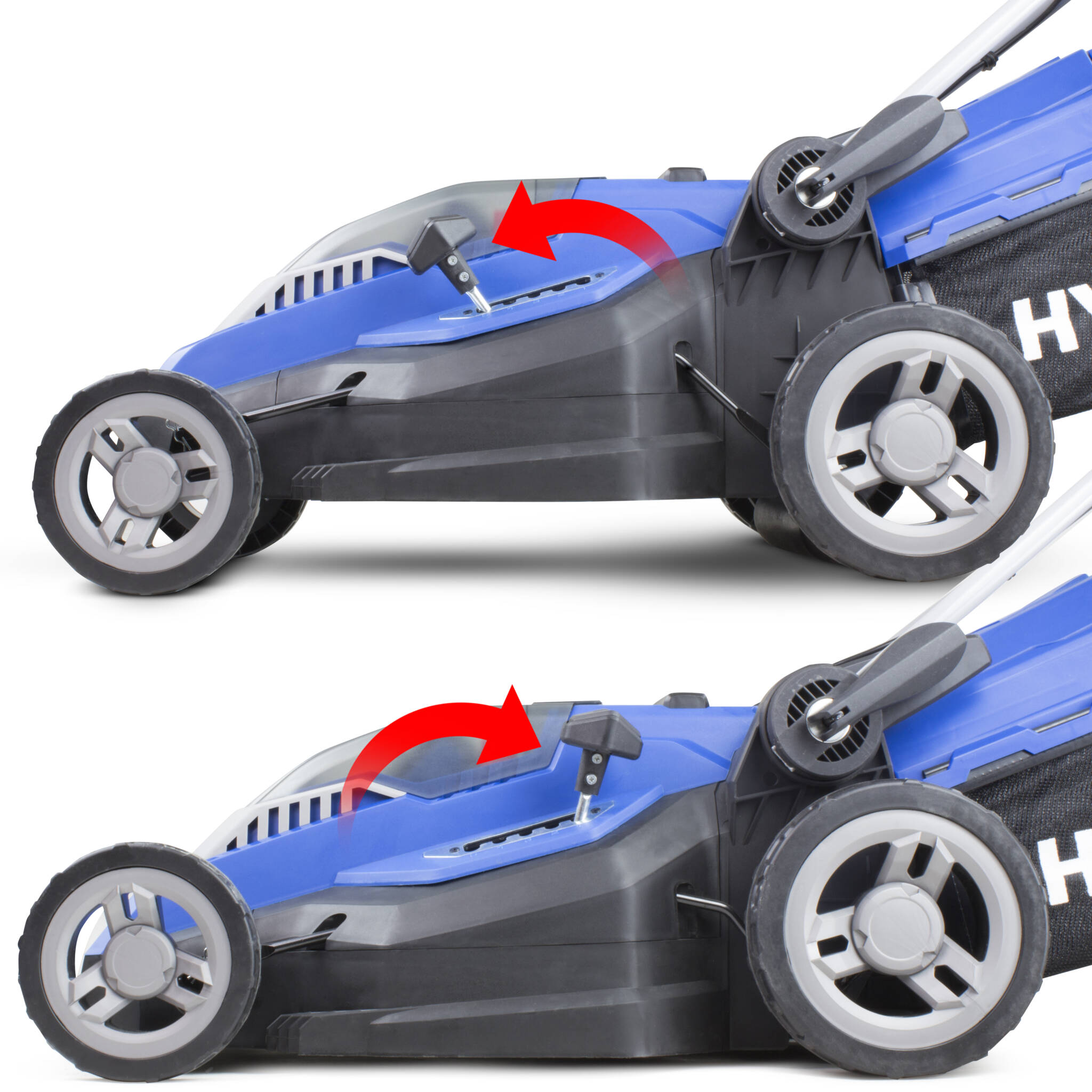 Hyundai HYM40LI380P 38cm Cordless 40v Lithium-Ion Battery Roller Lawnmower with Battery and Charger