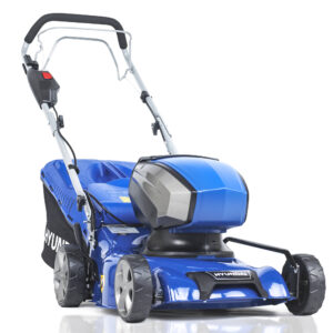 Hyundai HYM40LI420SP 42cm Cordless 40v Lithium-Ion Battery Self-Propelled Lawnmower with Battery and Charger