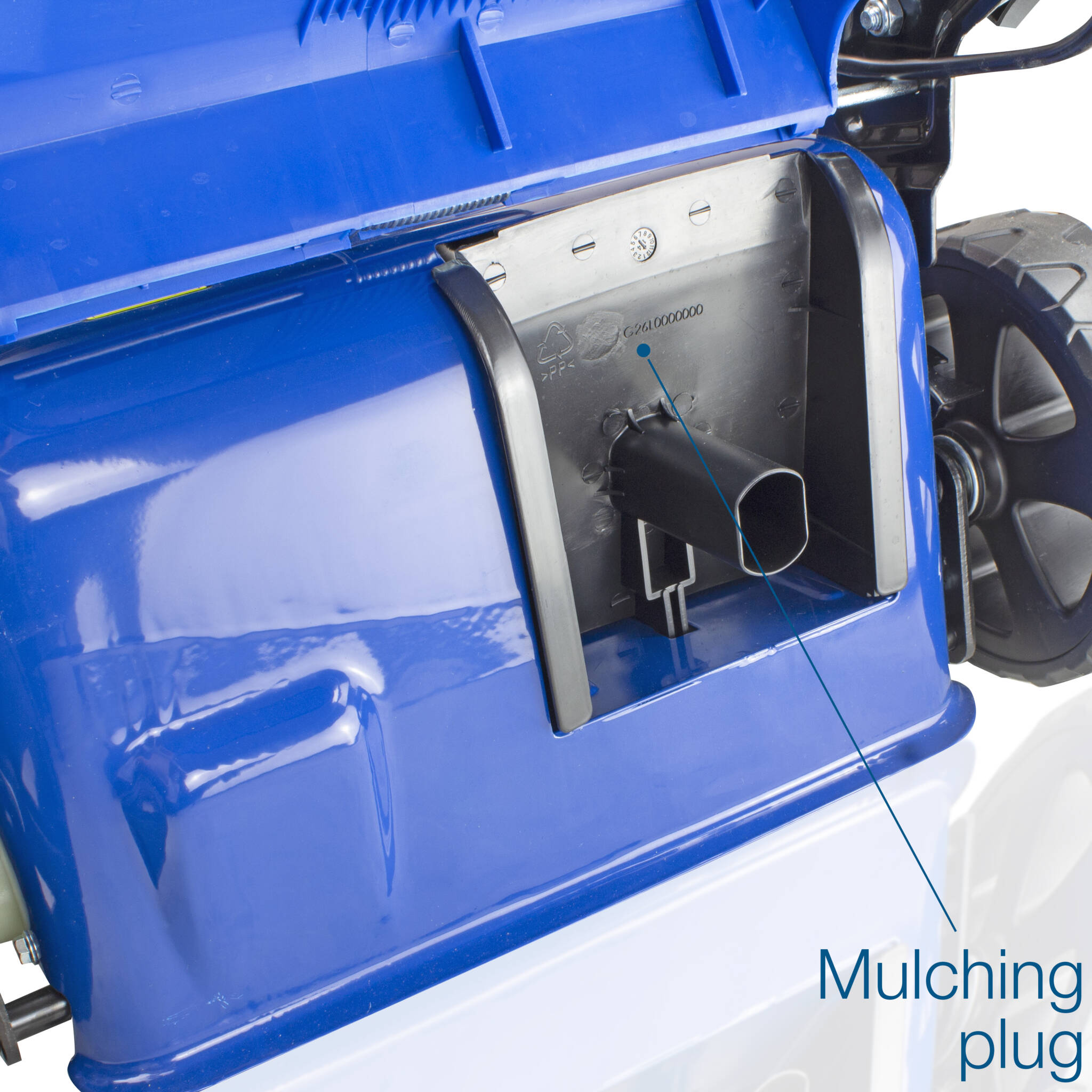 Hyundai HYM40LI420SP 42cm Cordless 40v Lithium-Ion Battery Self-Propelled Lawnmower with Battery and Charger