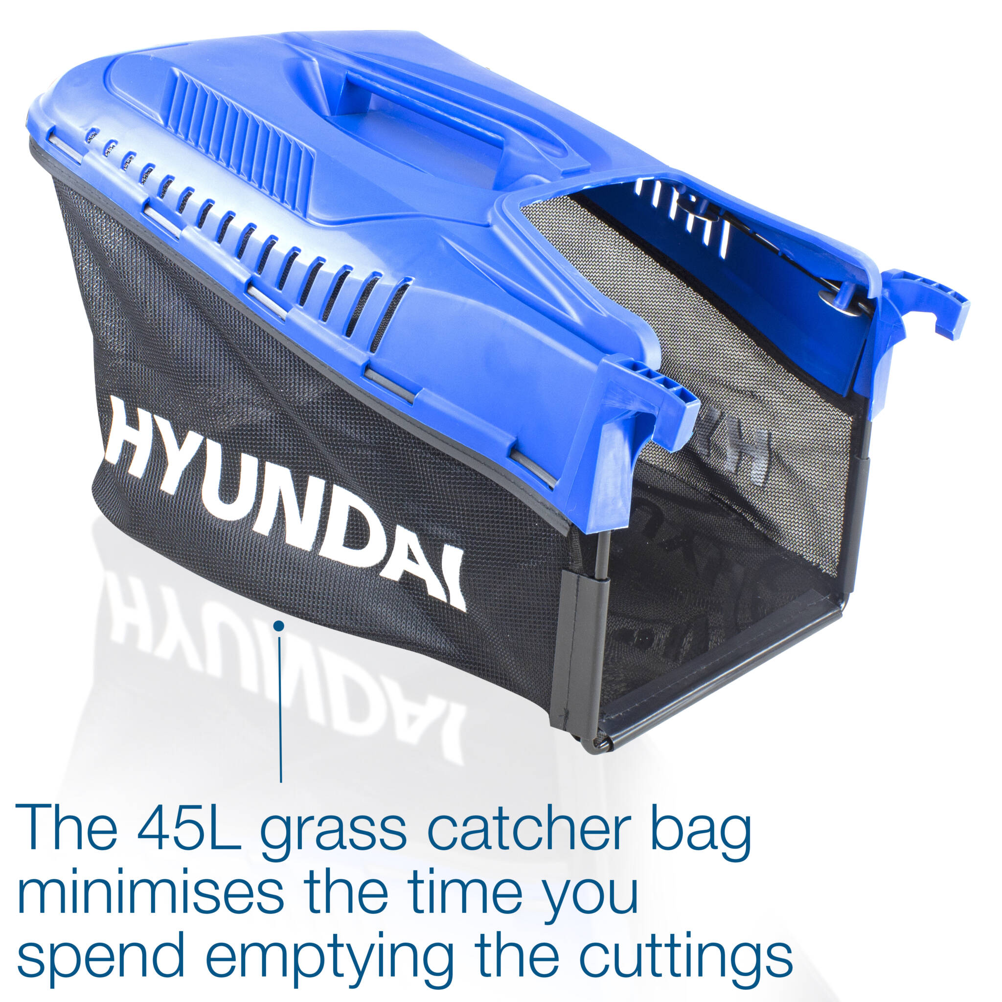 Hyundai HYM40LI420SP 42cm Cordless 40v Lithium-Ion Battery Self-Propelled Lawnmower with Battery and Charger