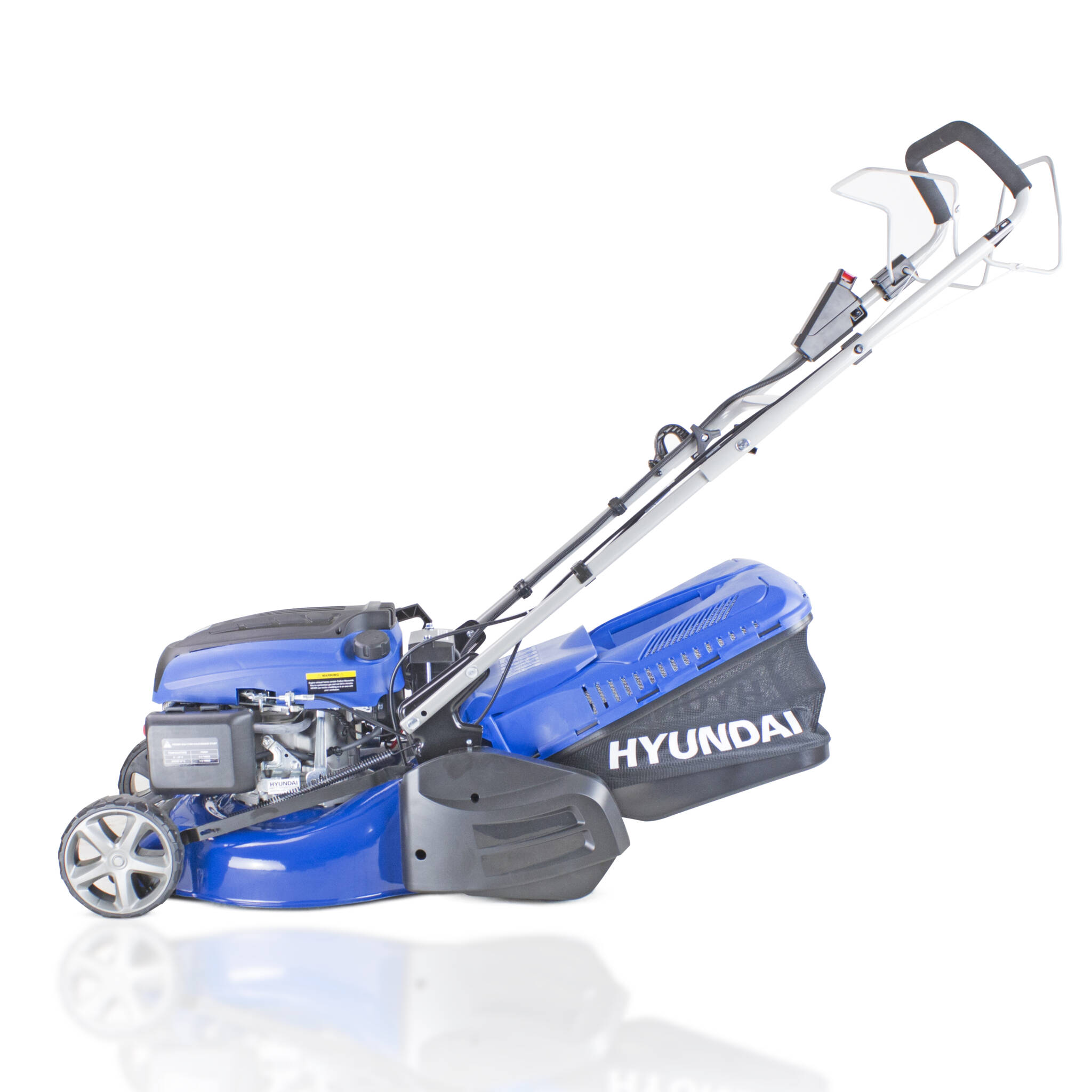 Hyundai HYM430SPER 17"/43cm 139cc Electric-Start Self-Propelled Petrol Roller Lawnmower