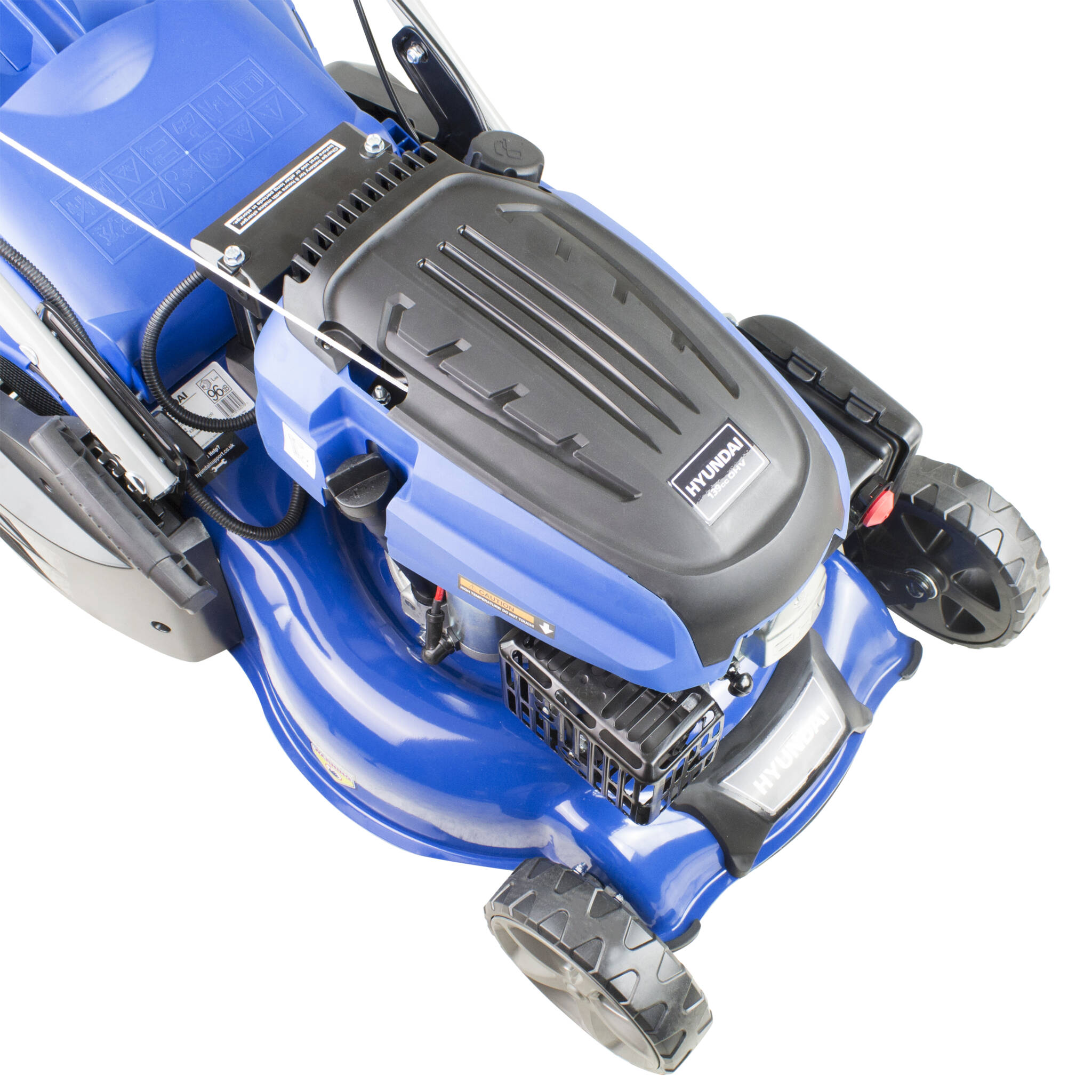 Hyundai HYM430SPER 17"/43cm 139cc Electric-Start Self-Propelled Petrol Roller Lawnmower