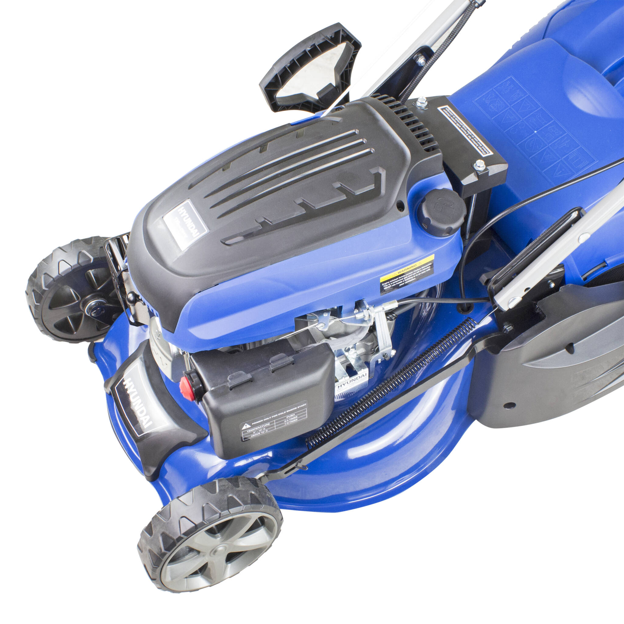 Hyundai HYM430SPER 17"/43cm 139cc Electric-Start Self-Propelled Petrol Roller Lawnmower
