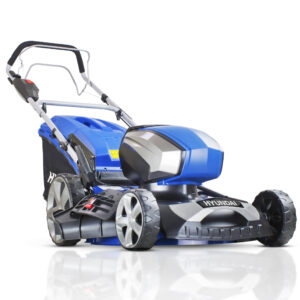 Hyundai HYM80Li460SP 18"/45cm Cordless 80v Lithium-Ion Battery Self Propelled Lawnmower with Battery and Charger