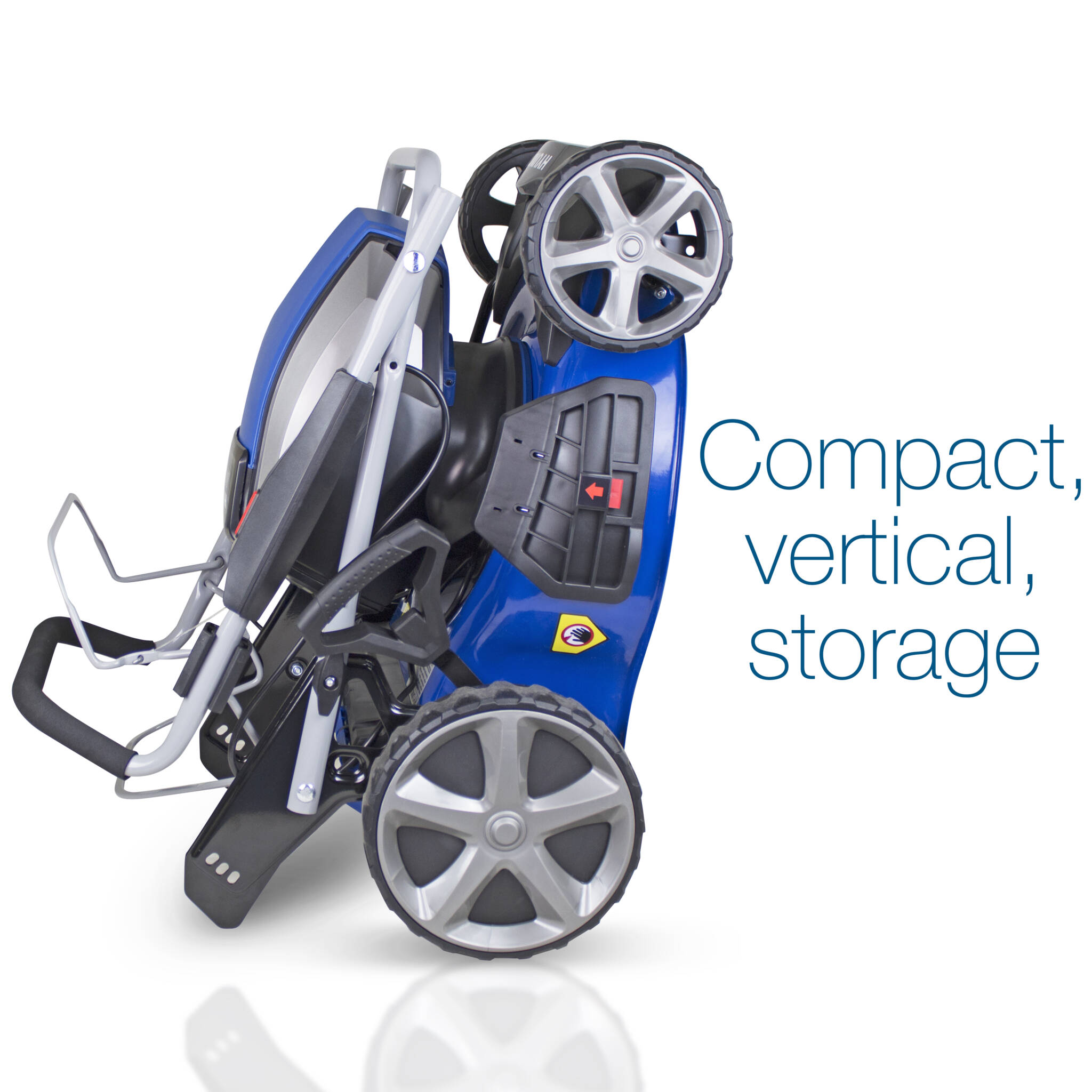 Hyundai HYM80Li460SP 18"/45cm Cordless 80v Lithium-Ion Battery Self Propelled Lawnmower with Battery and Charger