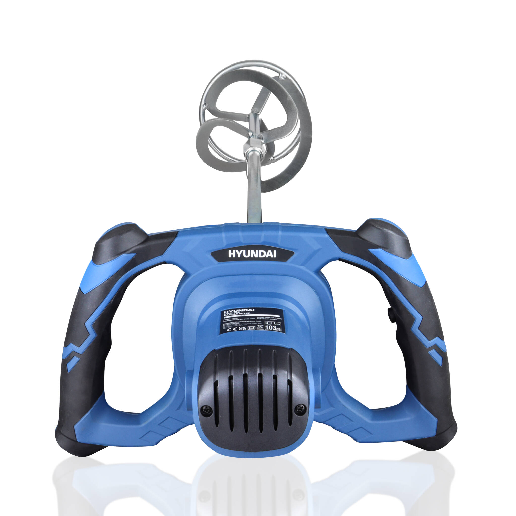 Hyundai HYPM1600E 1600W Electric Paddle Mixer with 5 Piece Trowel Set 230v/240v