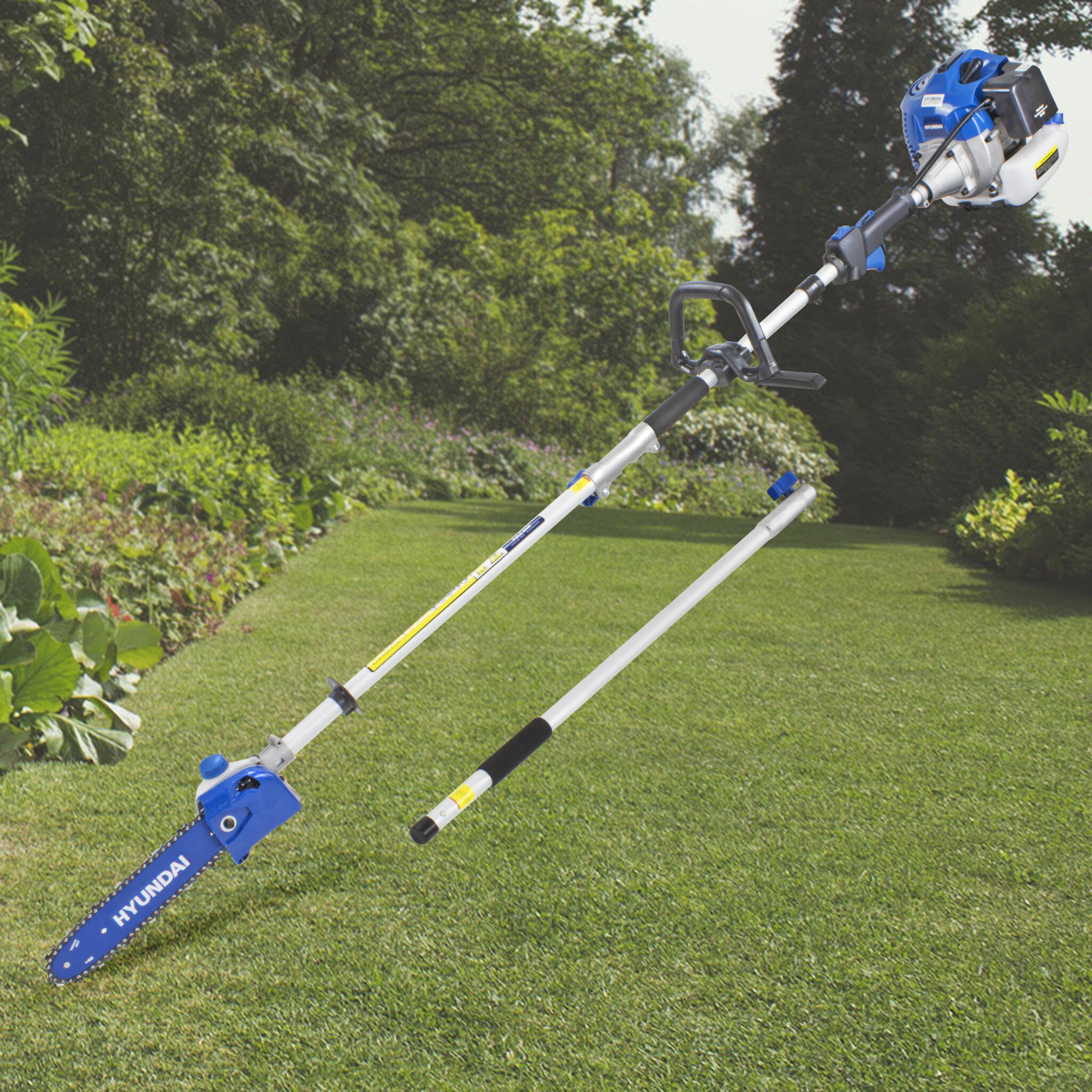 Hyundai HYPS5200X 52cc Long Reach Petrol Pole Saw/Pruner/Chainsaw