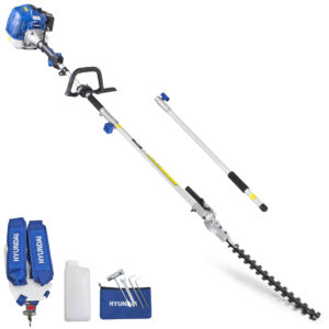 Hyundai 52cc Long Reach Petrol Pole Hedge Trimmer/Pruner