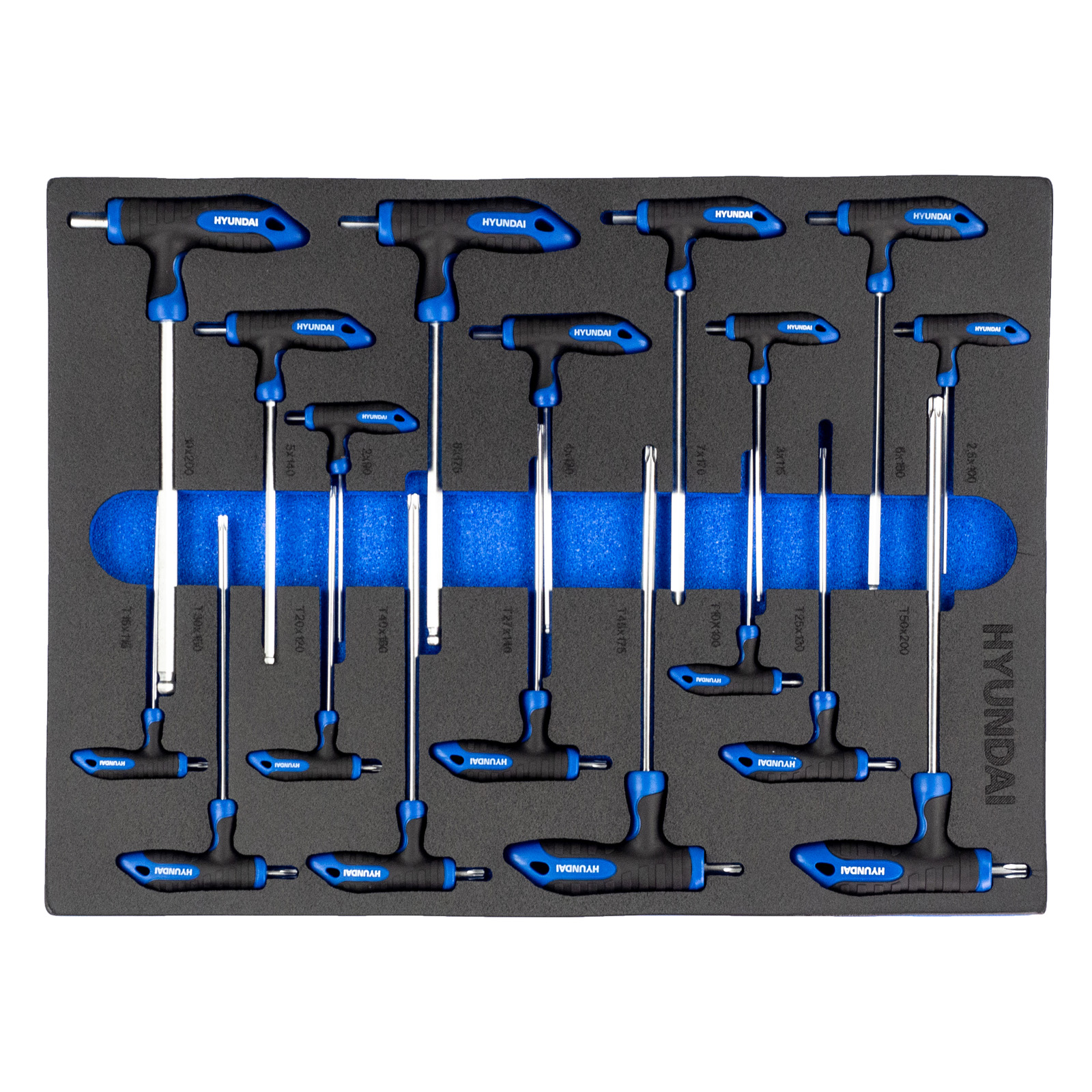 Hyundai 175 Piece 7 Drawer Castor Mounted Roller Tool Chest Cabinet | HYTC9006