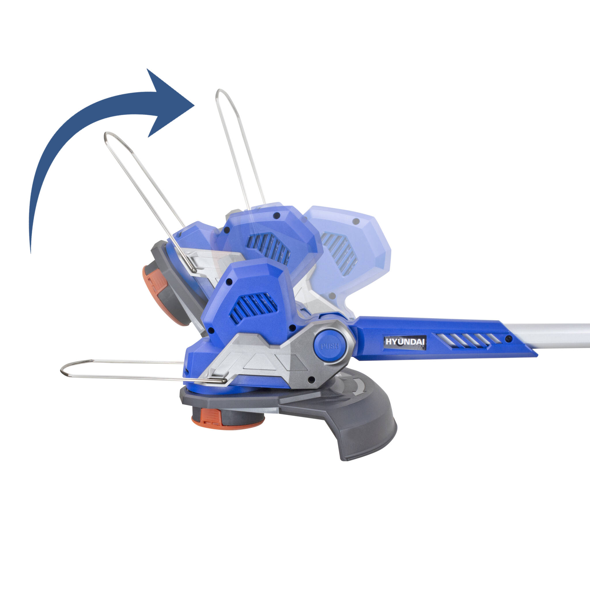 Hyundai HYTR40LI 40v Lithium-ion Cordless Grass Trimmer With Battery and Charger