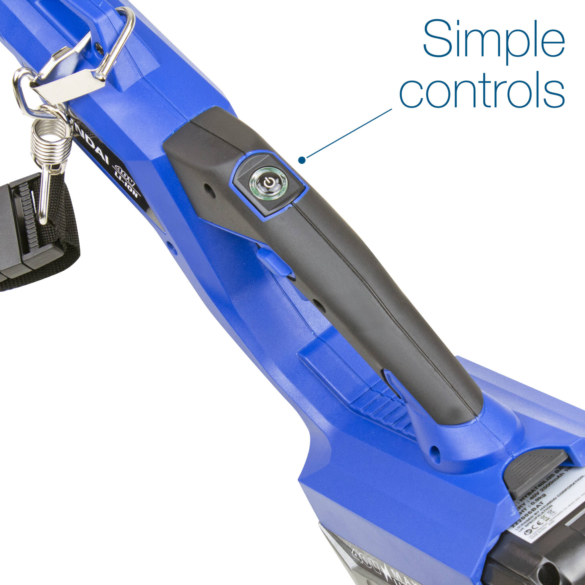 Hyundai HYTR40LI 40v Lithium-ion Cordless Grass Trimmer With Battery and Charger