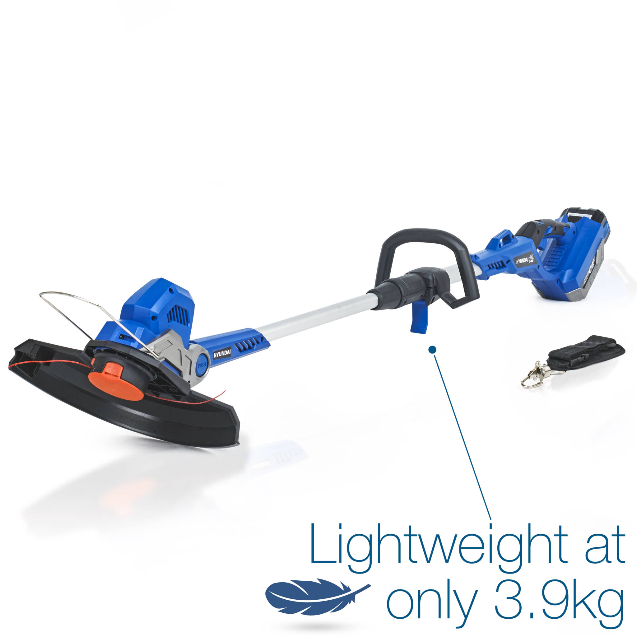 Hyundai HYTR40LI 40v Lithium-ion Cordless Grass Trimmer With Battery and Charger