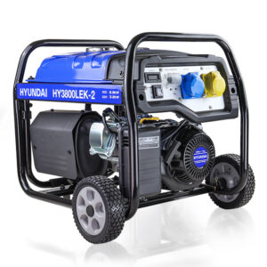 Hyundai 3.2kW Electric Start Petrol Generator HY3800LED-2