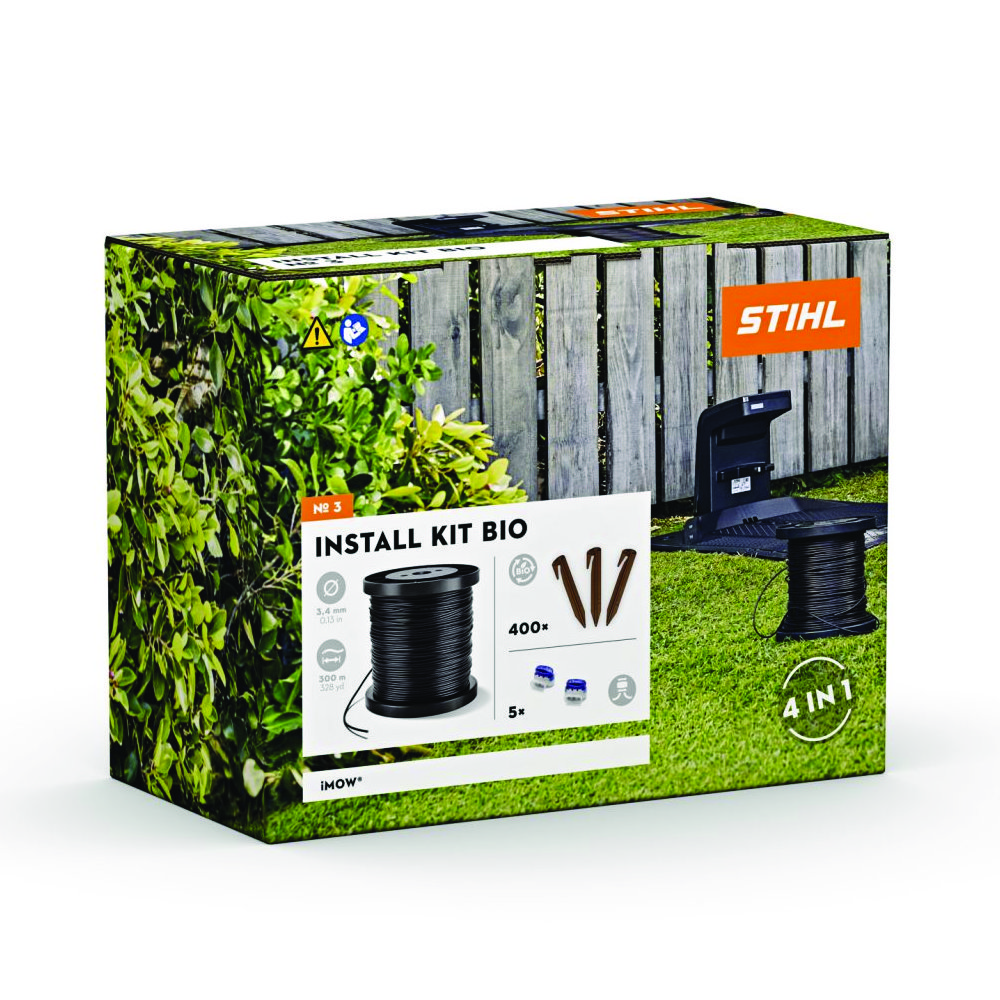 STIHL iMOW® Installation Kit 3 BIO – Eco-Friendly Perimeter Setup for Medium to Large Lawns