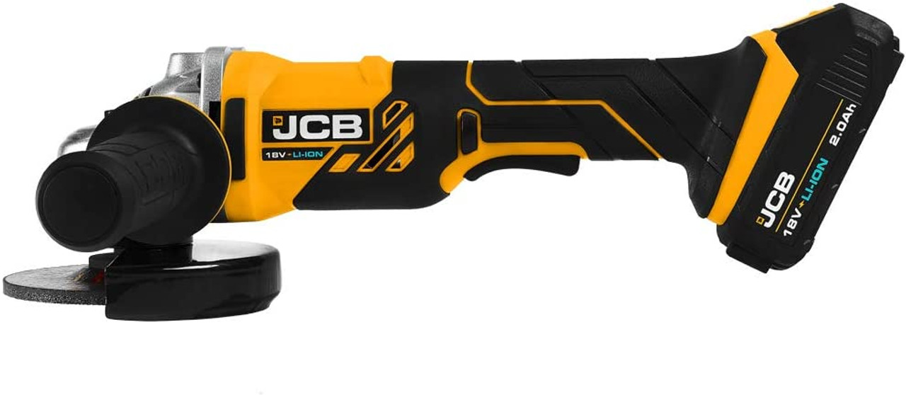 JCB 18V Angle Grinder 2 X 4Ah Batteries With L-BOXX 136 Tool Case