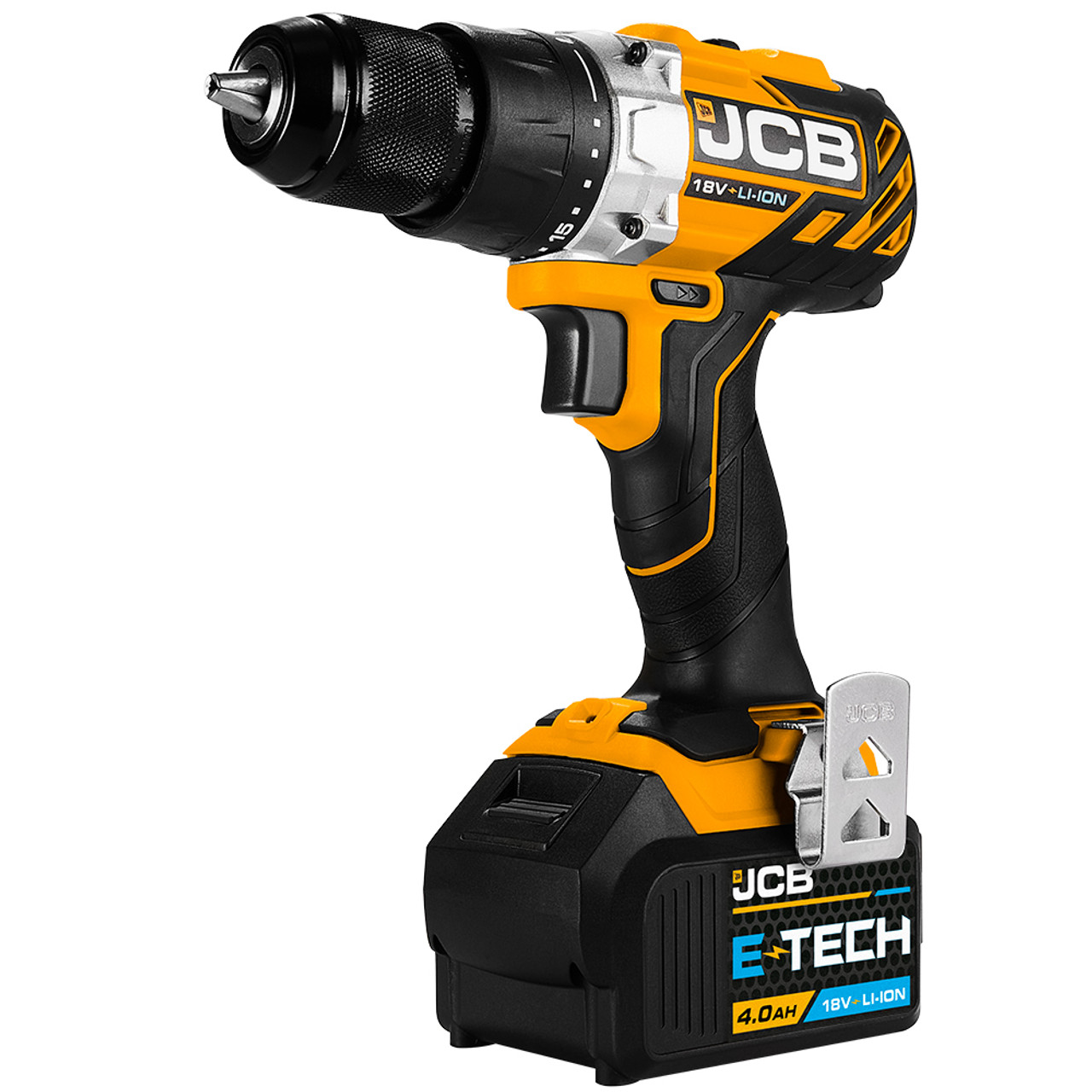JCB 18V Brushless Drill Driver 4Ah Battery