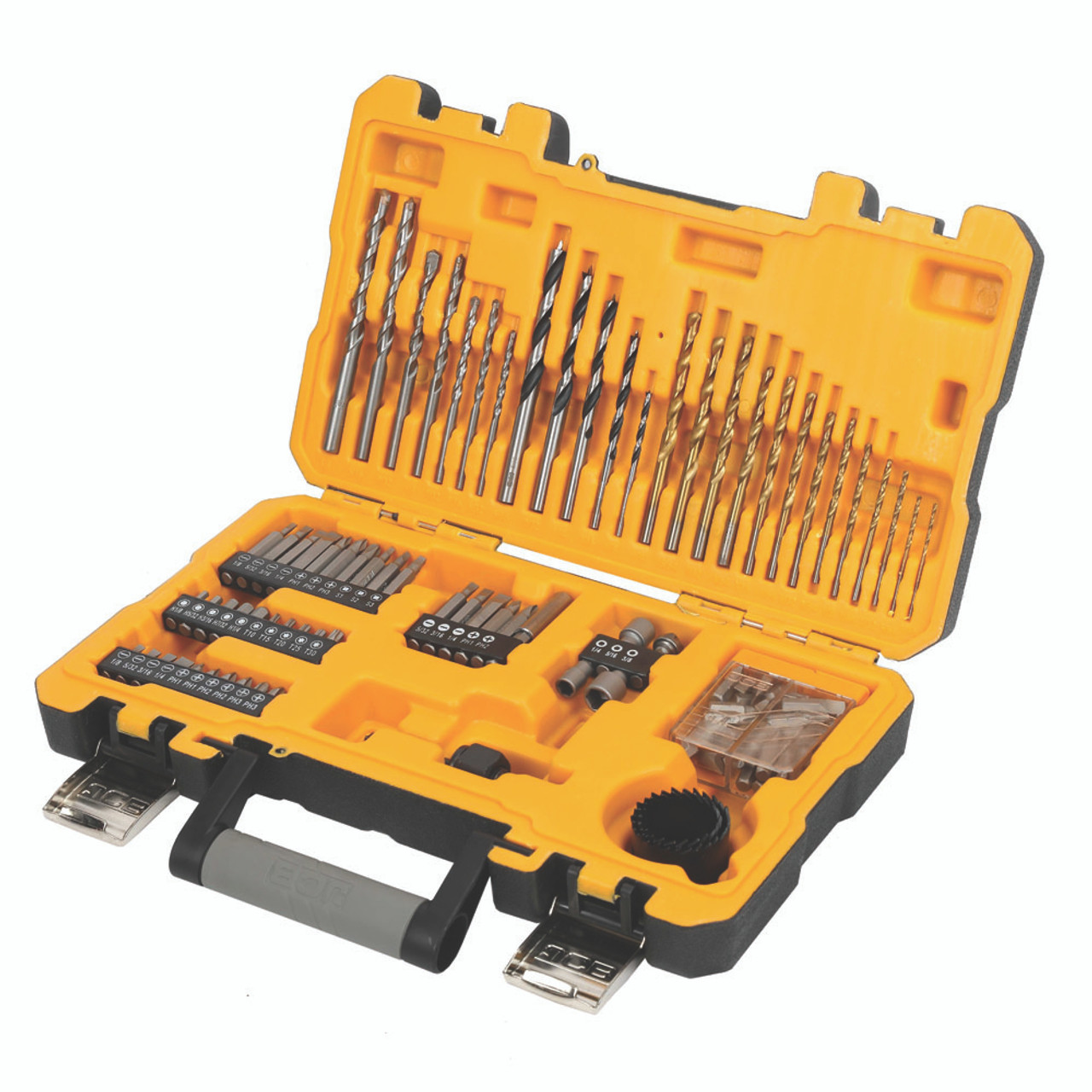JCB 100Pc Drill Bit Set With Storage Case