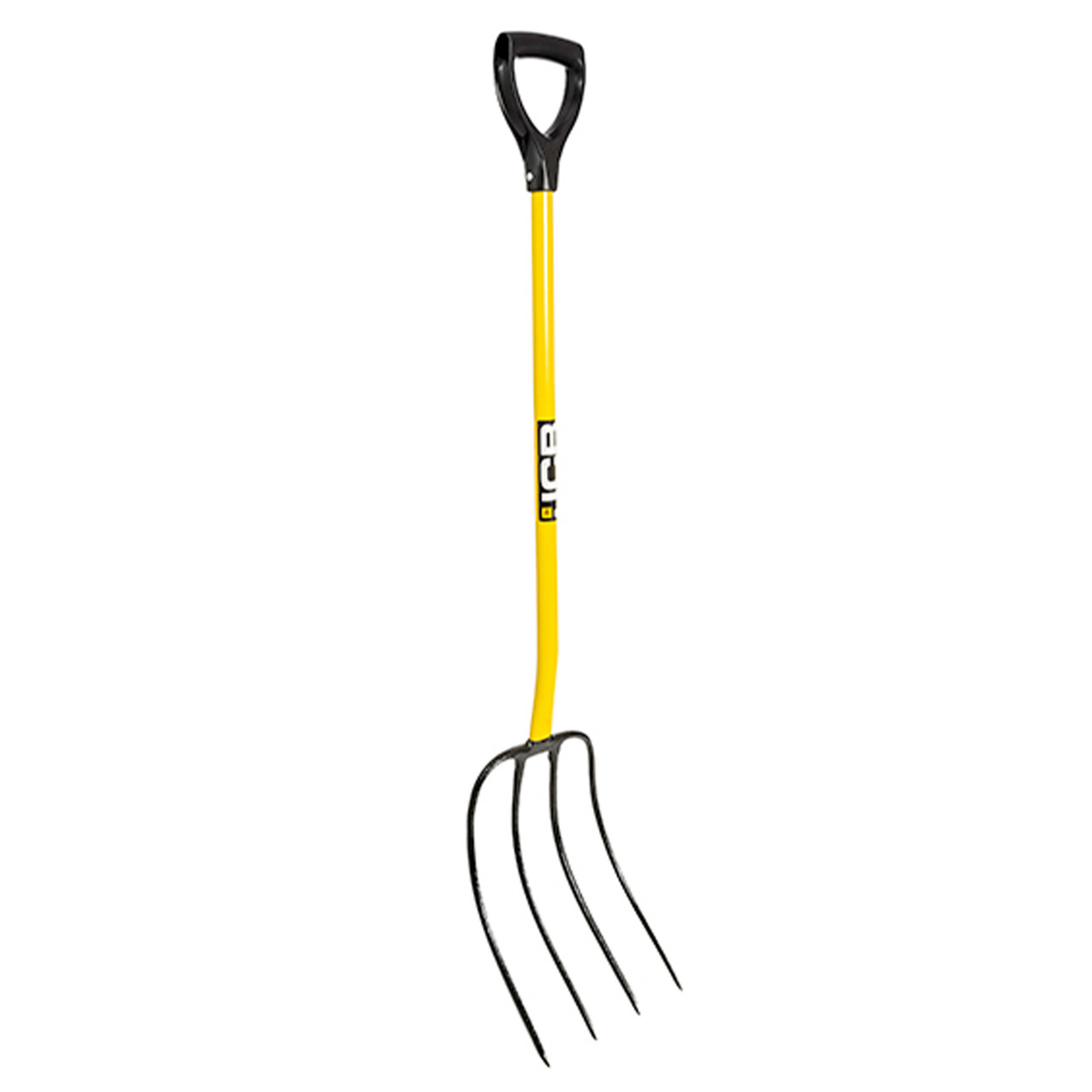 JCB Professional Manure Fork 4 Prong D Handle