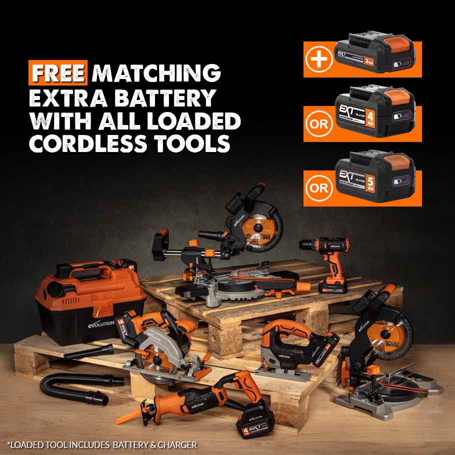 Evolution Cordless R18RCH-Li2 Dual Port Fast Charger 18v Li-Ion EXT