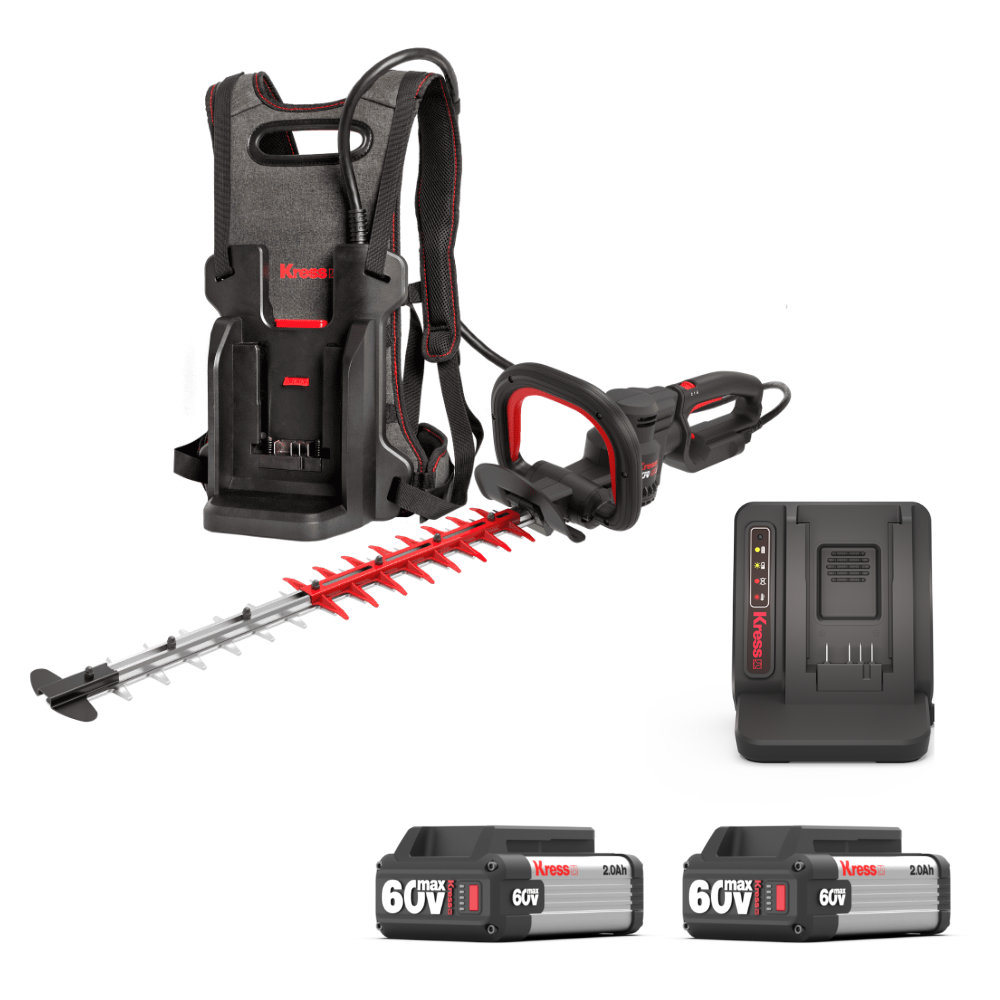 Kress KG260E.9 60 V 67 cm Cordless Brushless Backpack Hedge Trimmer
