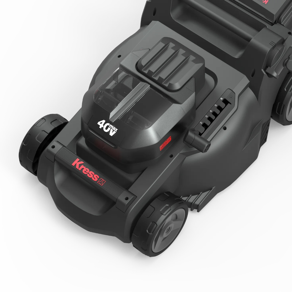 Kress KG748.9 40 V Cordless Push Lawn Mower With 41 cm Cutting Width