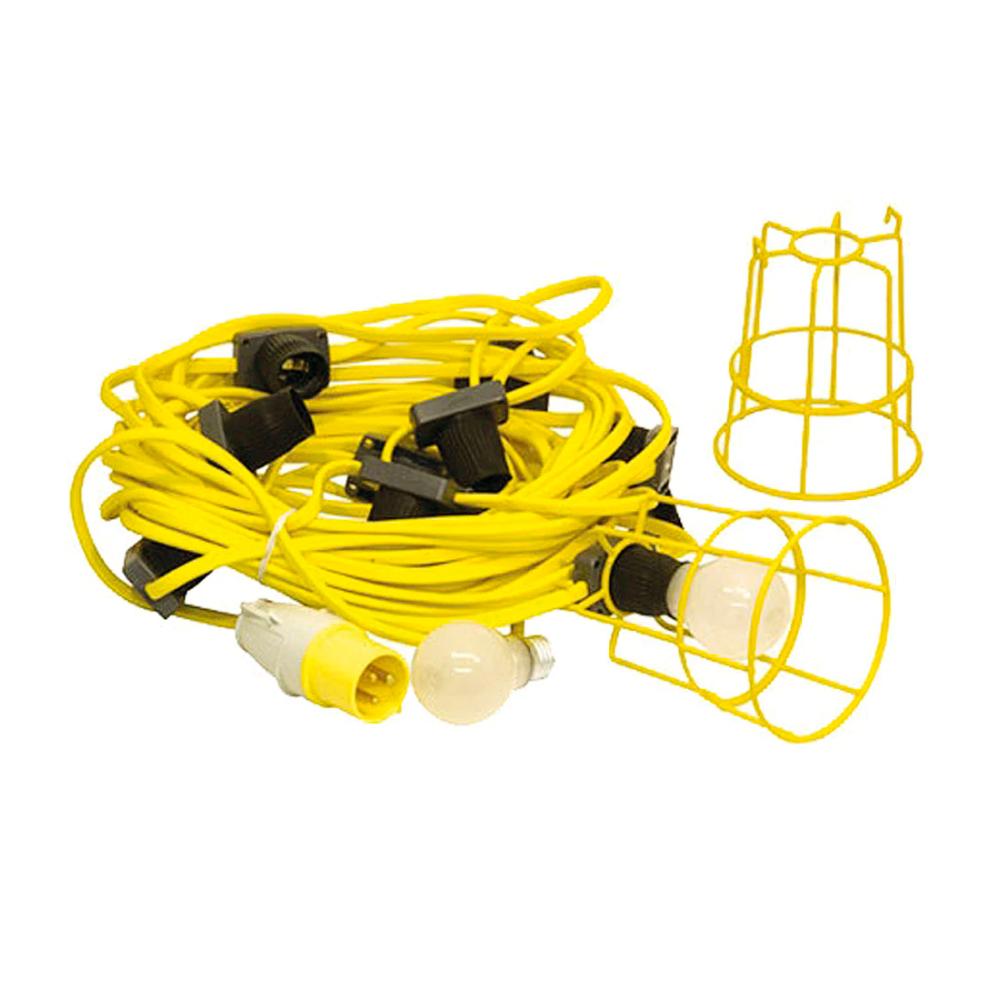 Electro-Wind 110V 22m Festoon lighting Kit - Including Lamps & Guards