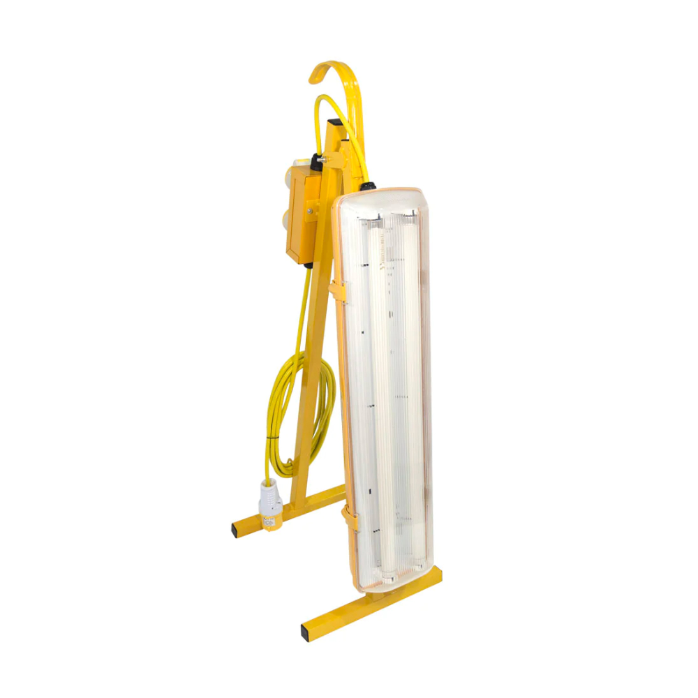 Electro-Wind 110V 2ft Fluorescent A-Frame Contractors - Plasterer's Light