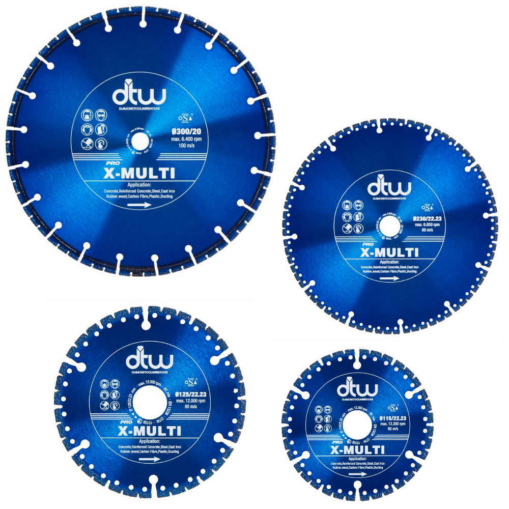 DTW Pro X-Multi Saw Diamond Blade