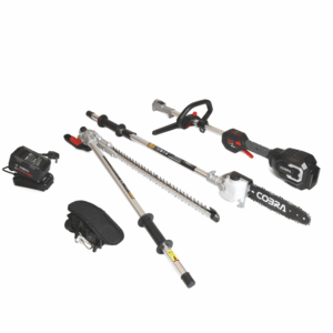 COBRA MT40VXKIT Cordless 40V Max+ Multi-Tool Kit With Hedge Trimmer & Pole Pruner
