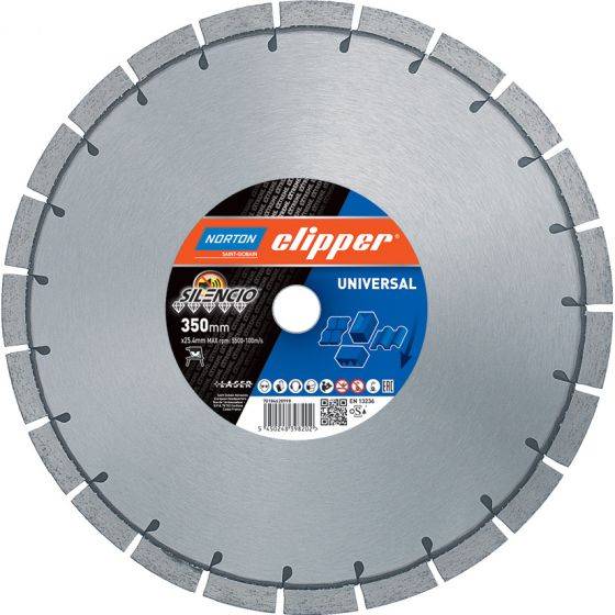 Norton Clipper Extreme Universal Silencio 300-1000mm Diamond Blade