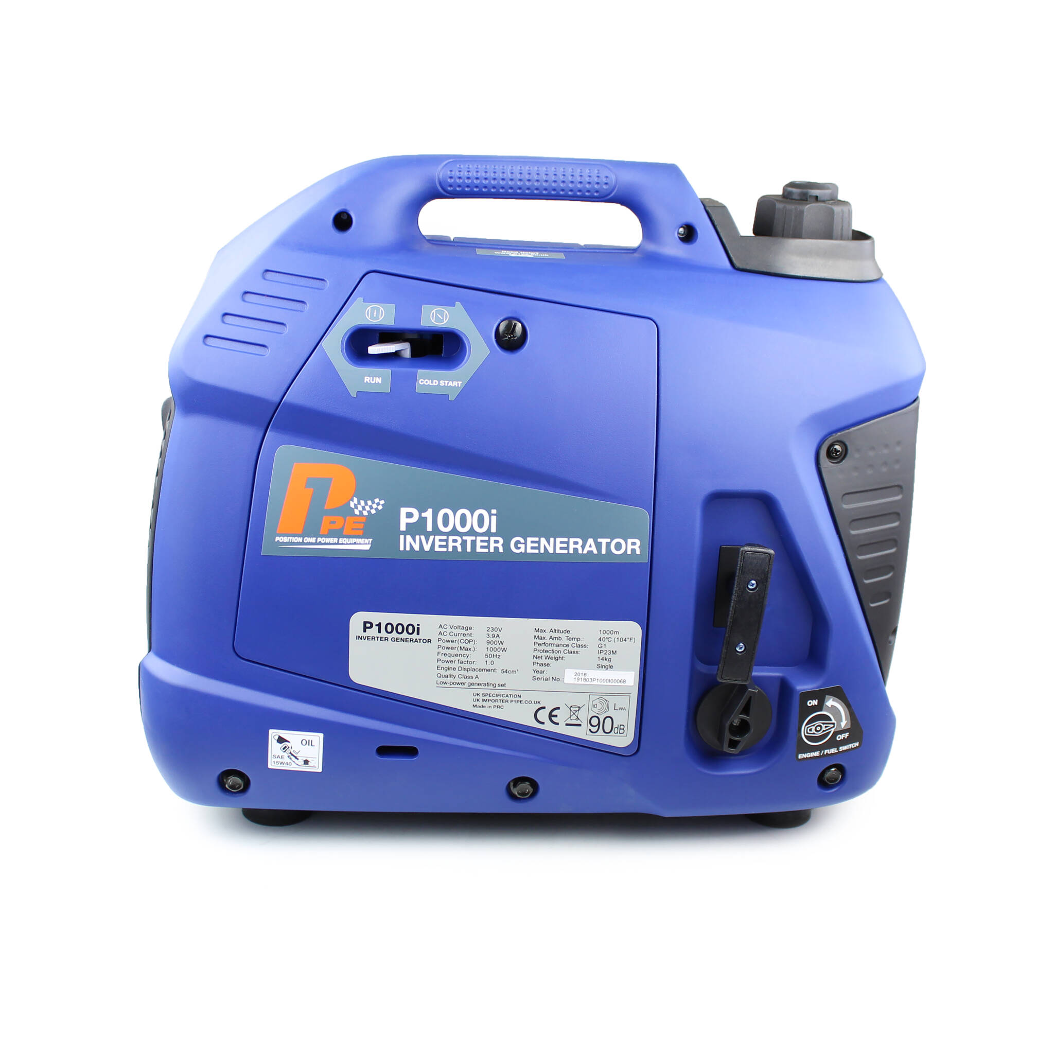 Hyundai P1000i P11000W Portable Petrol Inverter Suitcase Generator