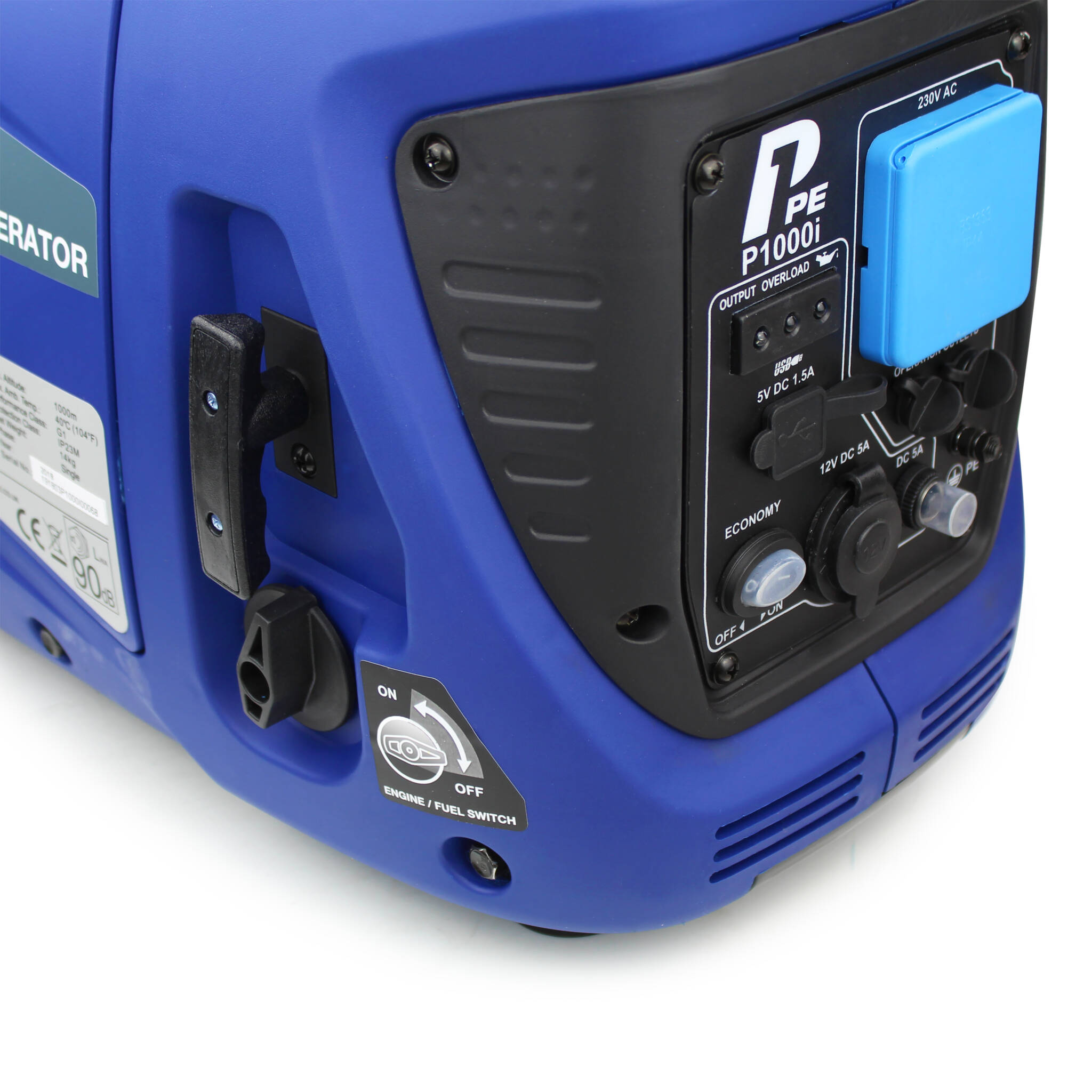 Hyundai P1000i P11000W Portable Petrol Inverter Suitcase Generator