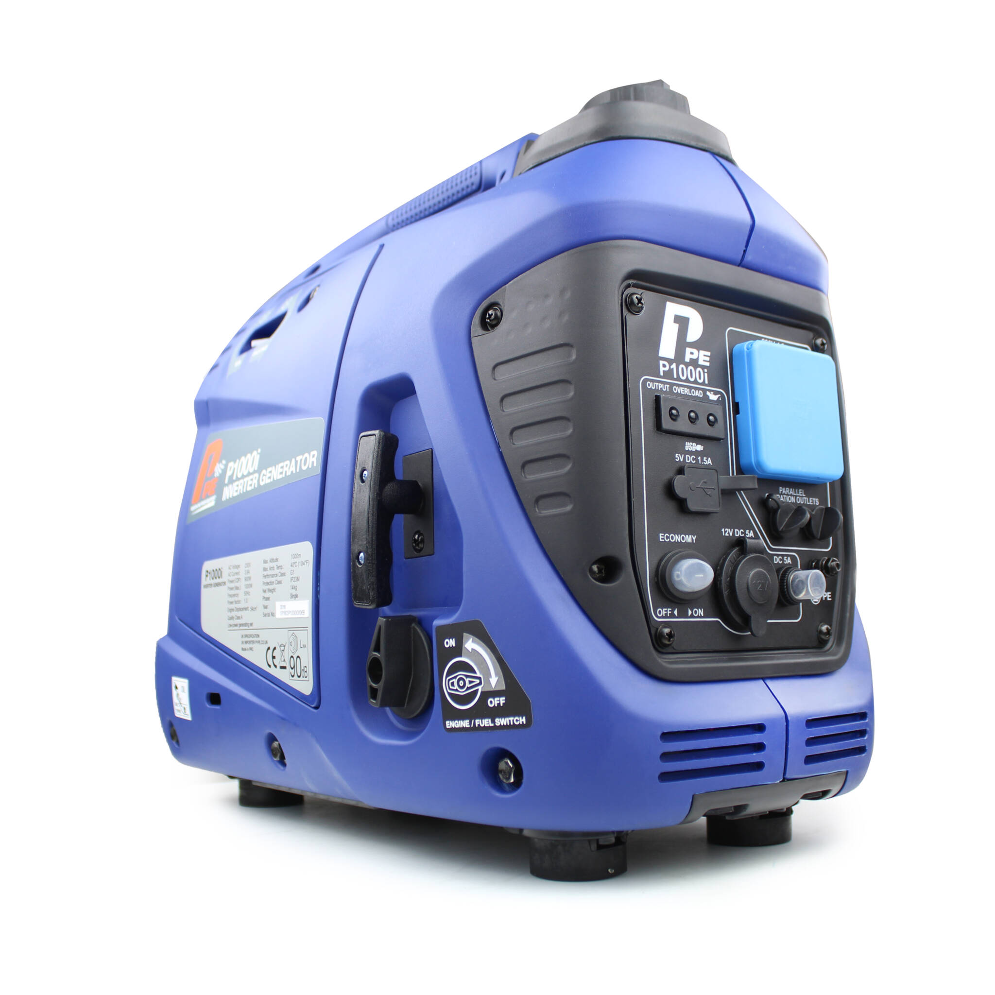 Hyundai P1000i P11000W Portable Petrol Inverter Suitcase Generator
