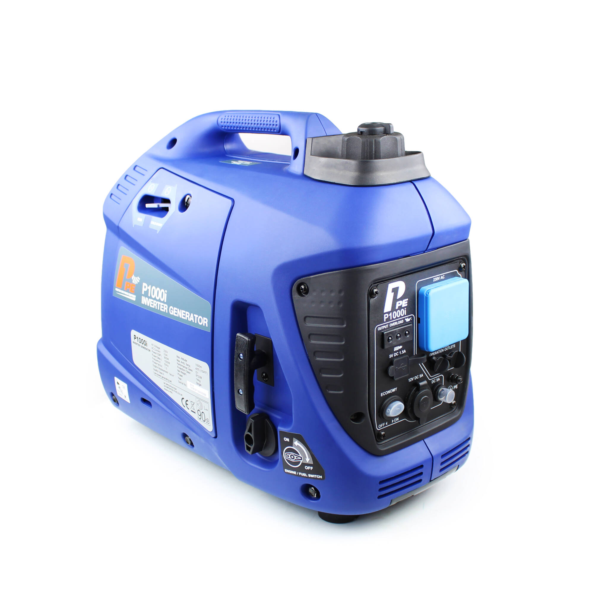 Hyundai P1000i P11000W Portable Petrol Inverter Suitcase Generator