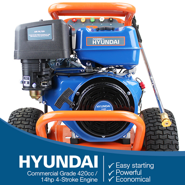 Hyundai P4200PWT P1 4200psi / 290bar Petrol Pressure Washer with AR Triplex pump