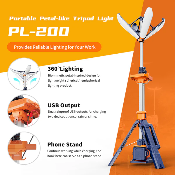 Power2Go PL-200 Portable LED Work Light - Bare Unit