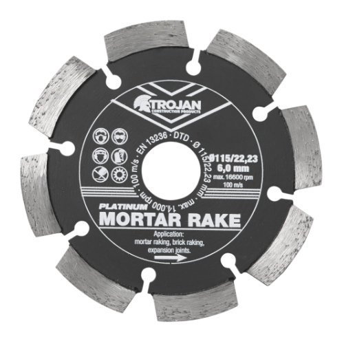 Trojan Platinum Mortar Rake Blade